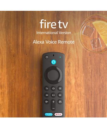 Alexa Voice Remote (International Version) with TV controls, requires compatible Fire TV device