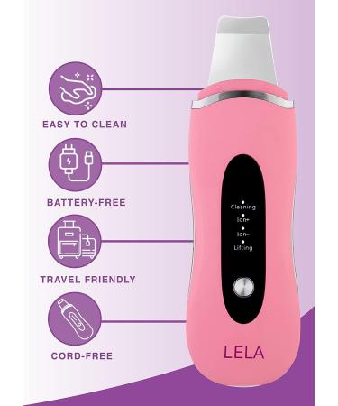 Spa Sciences LELA Skin Spatula: Deep Cleansing, Extraction, Serum Infusion & Lifting - 5 Modes - All Skin Types - Rechargeable - Buy Online on GoSupps.com