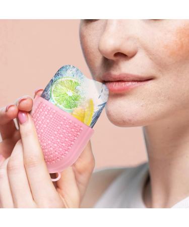 FOMIYES Kids Toy Beauty Face Ice Roller & Ice Cube Tray - Cool Facial Massage for Kids | Silicone Pink Ice Face Roller - Buy Online on GoSupps.com