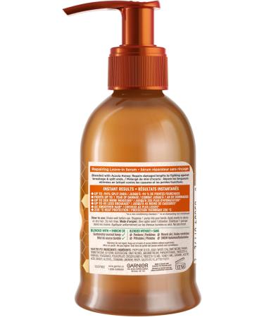 Garnier Whole Blends Hair Honey Repairing Serum for Dry Damaged Hair Non-sticky & non-greasy Smoother hair & split ends reduction 150ml - Buy Online on GoSupps.com