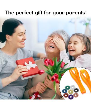 Shop Aster 10-Piece Acupressure Rings Set for Stress Relief & Enhanced Blood Circulation - Ideal Finger Massage Rings for Therapy - Buy Online on GoSupps.com