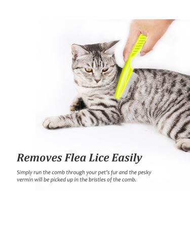 Zenvaly Pet Flea Comb - Effective Tear Stain & Lice Remover for Cats & Dogs - Blue | International Shipping Available - Buy Online on GoSupps.com