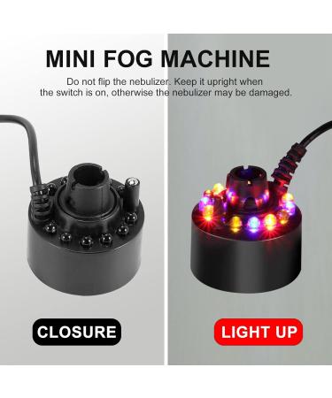 Niukuyu Mist Maker Indoor Fountain Mister Foggers Small Pond Fog Machine Atomizer Air Humidifier for Halloween Christmas - Buy Online on GoSupps.com