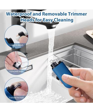 Portable Nose Hair Trimmer - Type-C Rechargeable Painless & Precision Electric Shaver for Men and Women - Worldwide Shipping - Buy Online on GoSupps.com