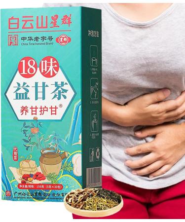 Daily Liver Nourishing Tea | 18 Flavors of Liver Protection Tea | Chinese Nourishing Liver Tea | Nourishing Liver and Protecting Liver Tea | 18 Flavors Liver Care Tea for All People - Buy Online on GoSupps.com