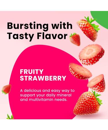 Iron Gummies with Multivitamin Iron Supplement for Women & Men with Zinc Vitamin B Complex & C B12 Folate - Blood Builder & Energy Support for Adults & Kids - Strawberry Flavor Vegan 60 Gummies Strawberry 60 Count (Pac  - Buy Online on GoSupps.com