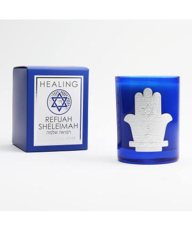 SAINT Refuah Sheleimah Scented Candle for Healing | Prayer Coin & Holy Oil | 80 Hour Clove & Rose Aromatherapy Special Edition - Buy Online on GoSupps.com