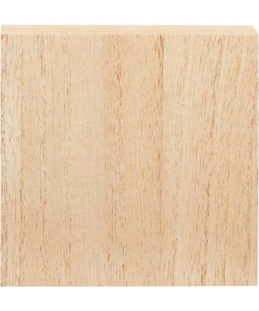 Unfinished MDF Wood Squares for Crafts, Wooden Blocks, 1 Inch Thick (6x6  In, 4 Pack)