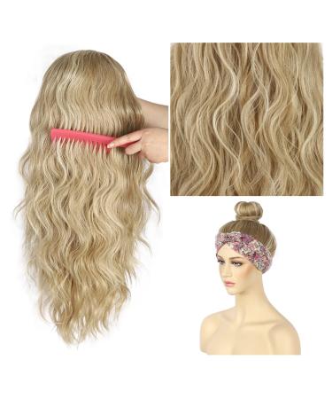 Sapphire Wigs Headband Wig - Highlight Blonde Corrugated Synthetic Wig for Women | 150% Density | 26-Inch Daily Wear & Cosplay - Buy Online on GoSupps.com