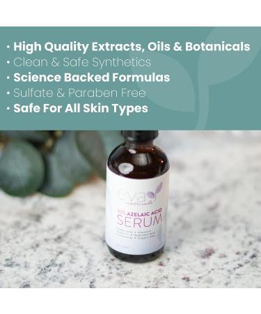 Azelaic Acid 10% Serum 2 oz - Skin Brightening, Redness Relief, Dark Spot Repair - Hyaluronic Acid and Niacinamide - 2 Fl Oz - Buy Online on GoSupps.com