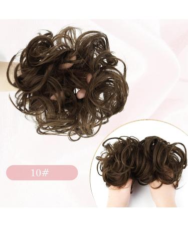 Vlasy Messy Bun Hair Piece 35g 10# | Curly Wavy Scrunchies Extensions for Women | Synthetic Chignons Updo Accessory - Buy Online on GoSupps.com