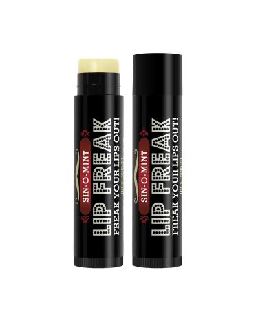 Doctor Lip Bang's BUZZING Lip Balm | Lip Freak | 100% All Natural | Cruelty Free | Sin-O-Mint | 2 Pack