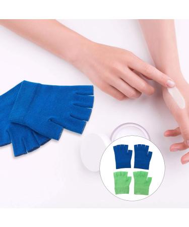 minkissy 6 Pairs Gel Gloves Hand Moisture Gloves Gel Cotton Moisturizing Gloves Fingerless Mittens Lotion Gloves Spa Gloves Cosmetic Moisturizing Gloves Miss Heel Socks Daily Use Knitting - Buy Online on GoSupps.com