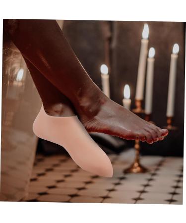 minkissy 4 Pairs Exfoliating Moisturizing Socks Cosmetic Moisturizing Socks Feet Care Socks Lotion Gloves Foot Covers Foot Spa Socks Moisture Socks Sleep Socks Miss Girl Sebs Socks - Buy Online on GoSupps.com