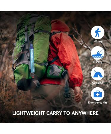 Aomiun Water Filter Straw- Portable Personal Purifier for Camping & Hiking - Buy Online on GoSupps.com