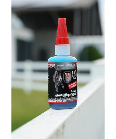 Gustav Optenplatz Premium Hoof Care Liquid for Horses | Intensive Beam Care Biocide-Free & Anti-Doping (59ml) - Easy Application International Shipping Available - Buy Online on GoSupps.com