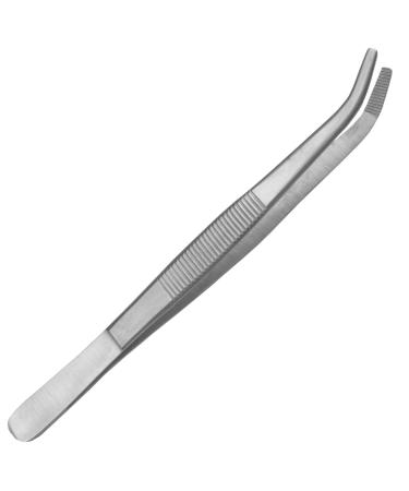May - Terrarium tweezers 14 cm long - Feeding tweezers - Feeding tongs - Curved design - Stainless steel
