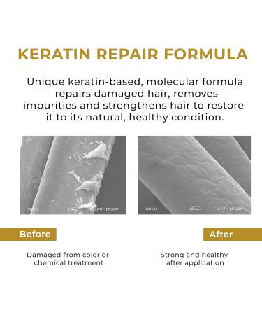 Hair Therapy Frizz Free Serum - Keratin Infused Hair Oil for Frizzy & Damaged Hair | Anti-Frizz Control & Shine Treatment (100ml - Buy Online on GoSupps.com