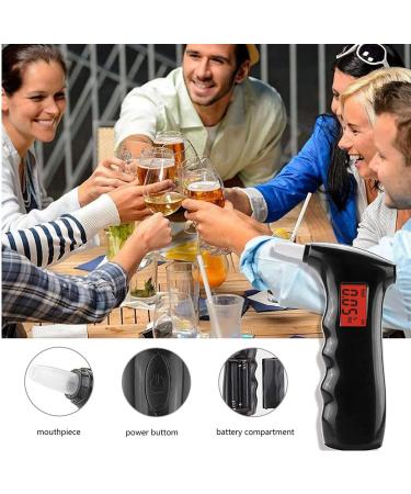 Closer Breathalyzer Portable Digital Breath Alcohol Tester LCD Digital Display for Personal Home/Party Use with 5 Mouthpieces Durable Easy to Use - Buy Online on GoSupps.com
