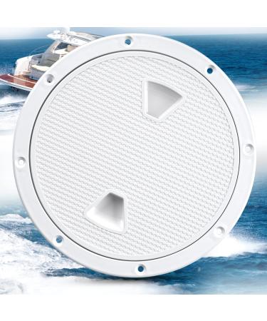 8 inch Boat Hatch Cover Deck Plate Hatch,White 8 inch Non Slip Inspection Hatch w/Detachable Cover - Buy Online on GoSupps.com
