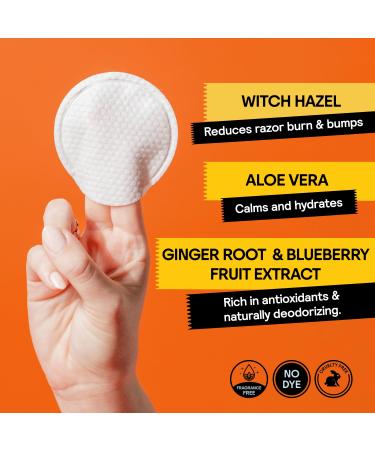 Meridian Ingrown Hair Pads - Razor Bump Treatment for Bikini Area | Daily Use for Men & Women | 30 Pads for Irritation & Dark Spot Reduction - Buy Online on GoSupps.com