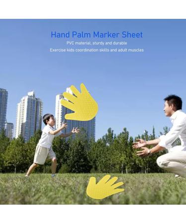 DKaony Handprint Marker - Durable Hand Shape Marker for Adult Muscle Training Lightweight & Tough - 2 Pairs in Yellow - International Shipping Available - Buy Online on GoSupps.com
