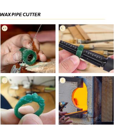 SAKEIOU Accurate Wax Tube Cutter Mandrel - Jewelry Sizer Stick & Gauge Tool for Jewelry Making - Buy Online on GoSupps.com