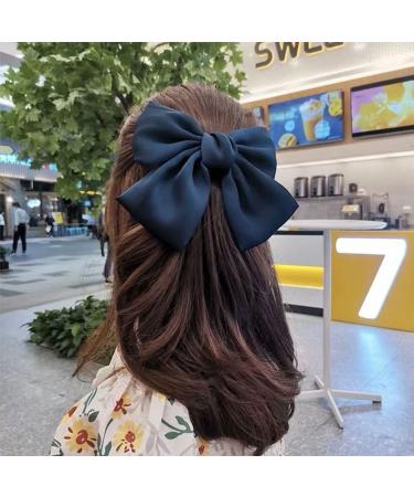 Shop Bow Hair Clip - Women s French Large Hair Bows | Blue Hair Clips for Girls - International Shipping Available - Buy Online on GoSupps.com