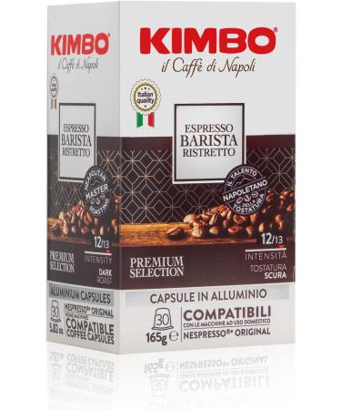  Kimbo Kimbo Espresso Barista Ristretto Aluminum Capsules Compatible with Nespresso Original Pack of 30 - Buy Online on GoSupps.com