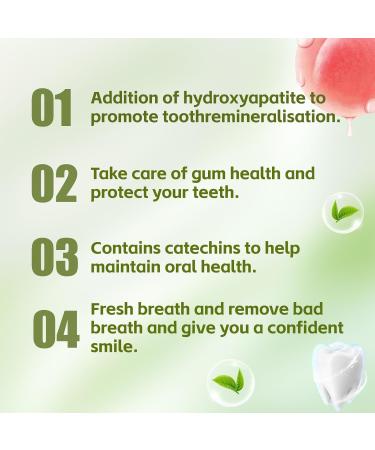 Hydroxyapatite Toothpaste with fluoride 100 g hydroxyapatite toothpaste white teeth whitening hydroxyapatite toothpaste effective supplement with minerals keeps teeth clean - Buy Online on GoSupps.com