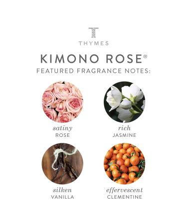 Thymes Kimono Rose Luxurious Bath Soap 170g/6oz - Pamper Yourself with Exquisite Floral Fragrance - Buy Online on GoSupps.com