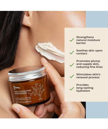 Buy The Earthling Co. Daily Hydrating Moisturizer - Natural Non-Comedogenic Face Cream with Hyaluronic Acid for All Skin Types - International Shipping Available - Buy Online on GoSupps.com