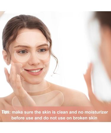 Silicone Face Patches 13 Pcs Reusable Face and Back of Hand Forehead Wrinkles Patches Overnight Silicone Chest Patches Neck Wrinkle Patches Pad Eyelid Lifter Strips for Face Forehead Neck Decollete Cheek Eye Pads Beauty - Buy Online on GoSupps.com