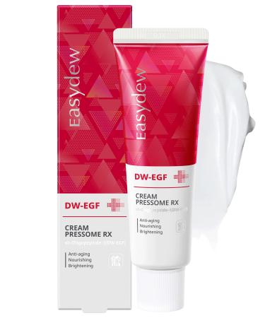 Easydew DW-EGF Pressome Cream(50ml).Anti-Aging Moisturizer with DW-EGF Hyaluronic acid Collagen Elastin ceramide K beauty Korea skincare 1.69 Ounce (Pack of 1)