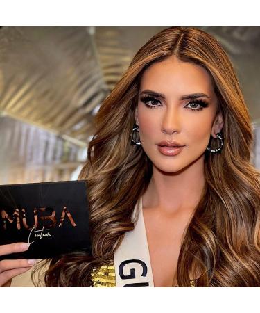 MUBA COSMETICS Universal Contour Palette - 6 Shades Face Makeup Kit for Flawless Contouring - Ideal Contour Powder Palette for Women - Buy Online on GoSupps.com