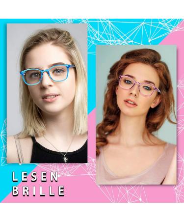 Cojwis 5 Pack Blue Light Filter Reading Glasses for Men & Women - Anti-Tiredness UV Protection 4.0X Magnification - Stylish & Comfortable - Buy Online on GoSupps.com