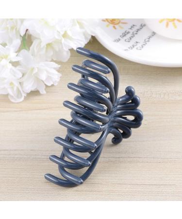 Beaupretty Dark Blue Hair Clips | Acrylic Banana Barrettes & Claw Clips for Women | Japanese & Korean Style Hair Accessories - Buy Online on GoSupps.com