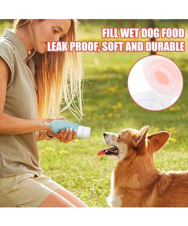 Dog Feeding Tube Silicone Travel Bottle For Toiletries Leak Proof Refillable Squeezable Containers Food Tube For Dog Fillable Tubes For Dogs With Carabiner 90 Ml Water Hose For Pets Green - Buy Online on GoSupps.com