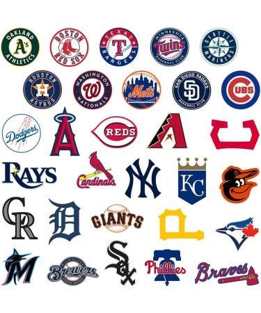 AcAliA 90 Pcs Sports Stickers: Baseball Team Logos, Balls, Caps | Waterproof Vinyl Stickers for Hydroflask Bottles (90L) - Buy Online on GoSupps.com