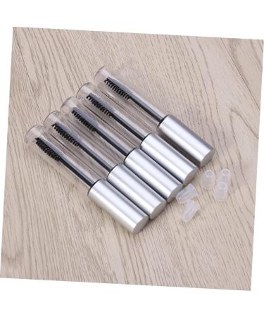TOVINANNA 5pcs Empty Tube Clear Mascara for Eyelashes Empty Mascara Tube and Wand Clear Lash Mascara Silver 1 g (Pack of 1) Silver - Buy Online on GoSupps.com