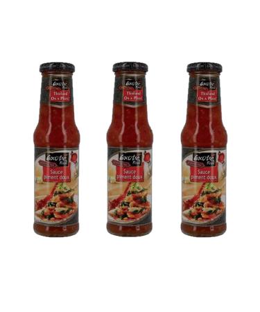 Exotic Food Pack of 3 Sweet Chili Sauce - 250ml Bottle