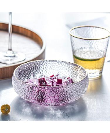 Salad Bowl Glass Salad Bowl Dessert Bowl Fruit Salad Bowl Pileup Circular Glass Grain Bowl Bowl of Transparent Kitchen Bowl (2 Colors) Pasta Bowls(Color:B) (B) - Buy Online on GoSupps.com