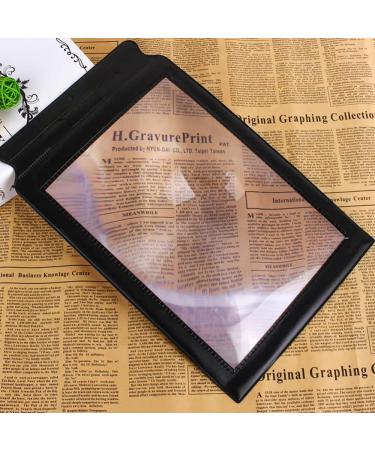 3X A4 Paper Size Ultra Thin Full Page Magnifier - Portable HD Elderly Low Vision Reading Aid - Buy Online on GoSupps.com
