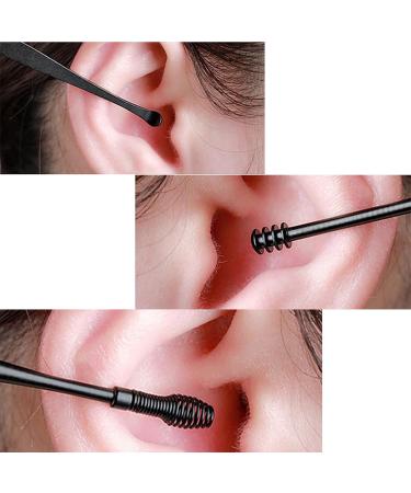 6 Pcs Innovative Spring Ear Wax Cleaner Tool Set Ear Curette Cleaner Ear Wax Removal 6-in-1 Ear Pick Tools Reusable Ear Cleaner Ear Curette Ear Remover Tool (Yellow) - Buy Online on GoSupps.com