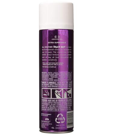 Aqua Net Extra Super Hold Professional Hair Spray Unscented 11 oz