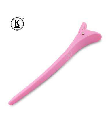 K-Pro Hair Clips - 15 Large Sectioning Clips for Hairdressing - Pink | International Shipping Available - Buy Online on GoSupps.com
