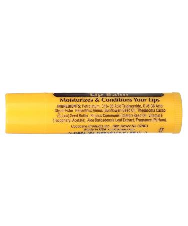 Cococare Cocoa Butter Lip Balm 0.15 oz (Pack of 8) - Buy Online on GoSupps.com