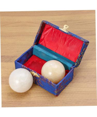 Buy HOMSFOU 2 STK Marble Stress Balls - Hand Function Massage Roller Balls for Relaxation & Wellness - Perfect Gift for All Ages - Buy Online on GoSupps.com