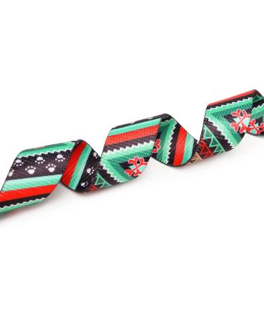 Mercano Adjustable Dog Collar - Soft Nylon Comfortable & Stylish Patterned Collar for Small & Medium Dogs - Ethnic Green (M) - Buy Online on GoSupps.com