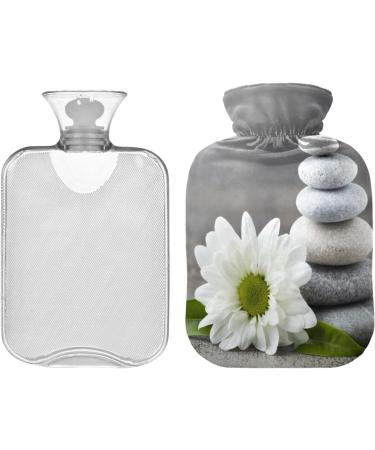 Zen Concepts 1L Hot Water Bottle with Cover - Pain Relief & Bed Warmer for Adults | Ideal for Feet & Comfort - Buy Online on GoSupps.com